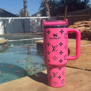 Stanley Vibrant Pink Patterned Mug
